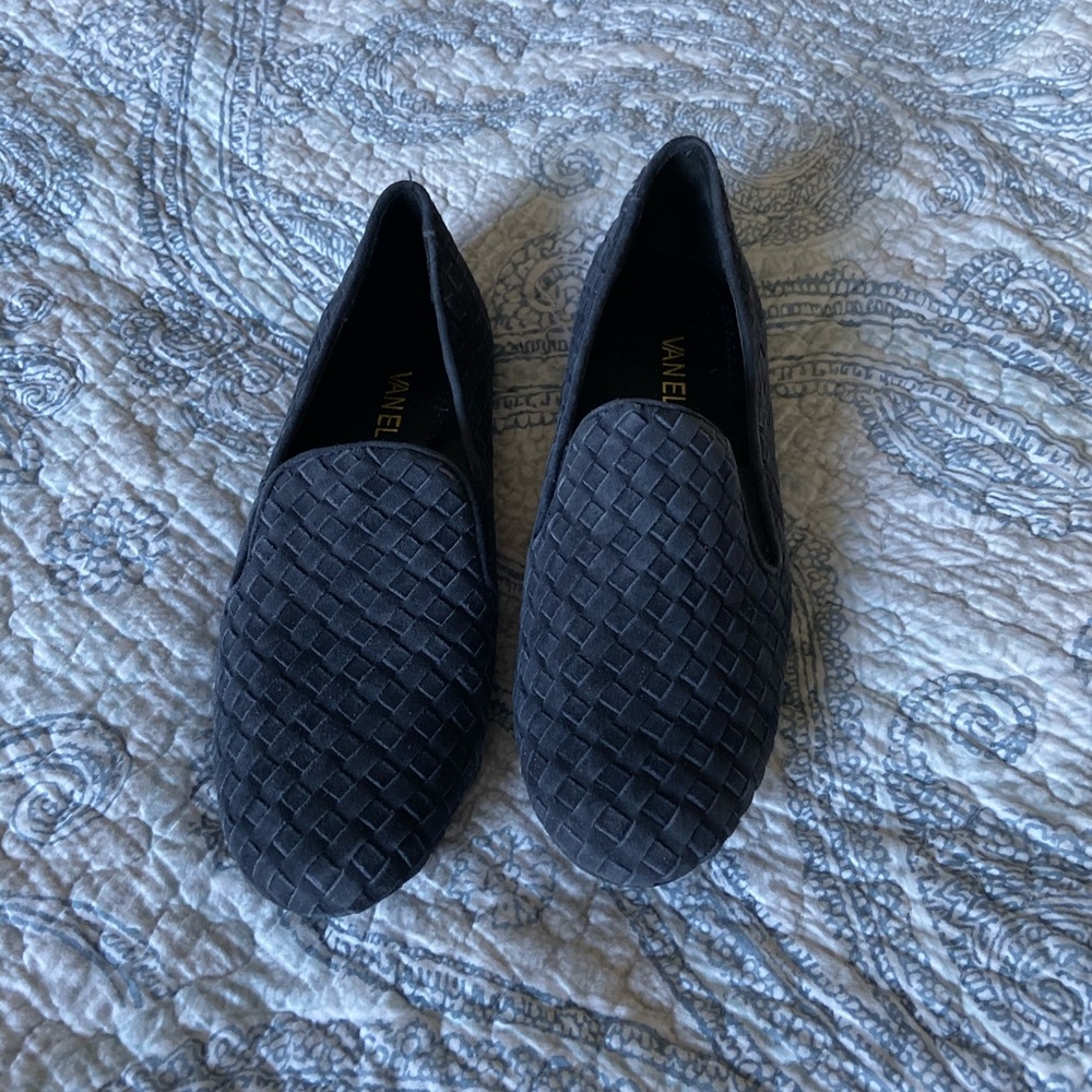 Navy VanEli Woven Flats